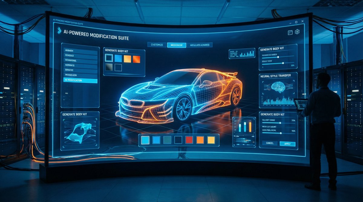 麻豆AI改装汽车视频